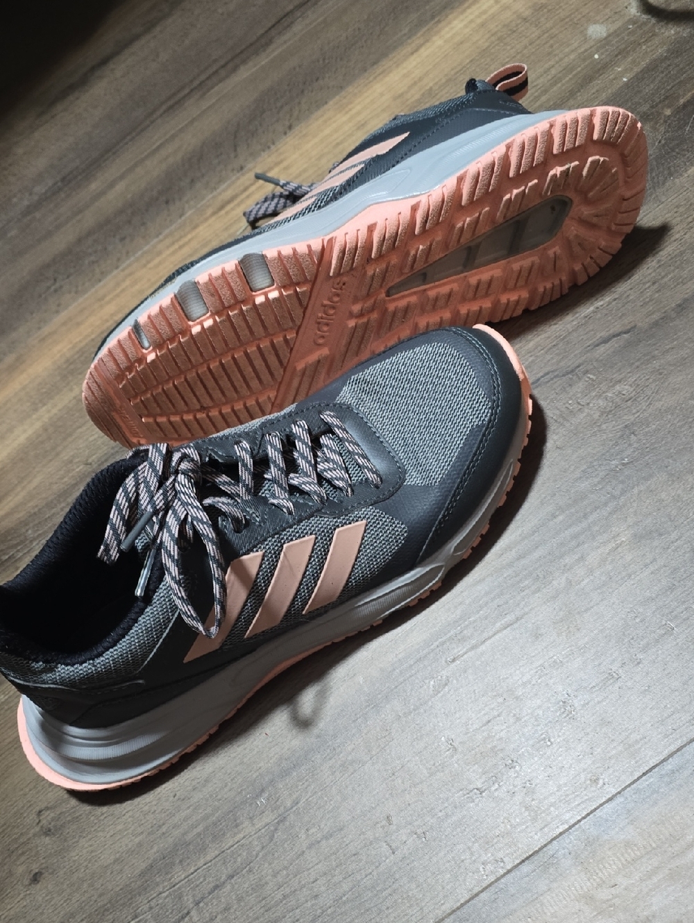 adidas Women’s Charcoal and Blush Running Sneakers